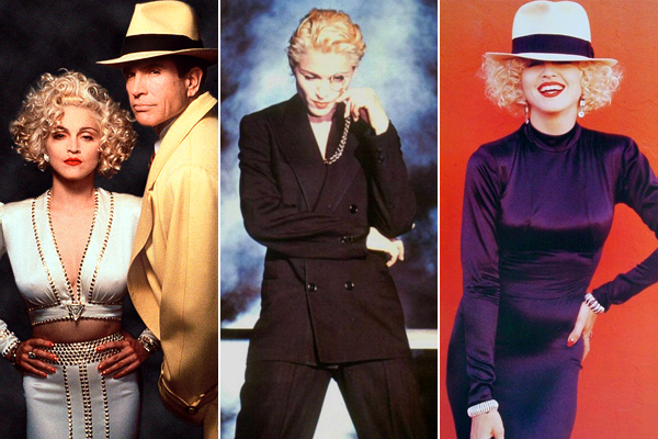 Madonna ir Warren Beatty filme "Dick Tracy"