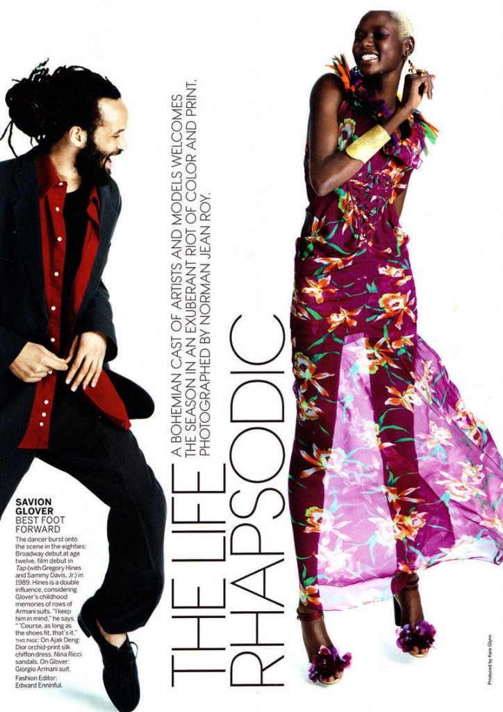 Vogue US March 2011. Tamsiaodžiai pasitinka pavasarį