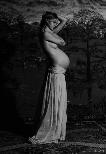 Nėščios manekenės