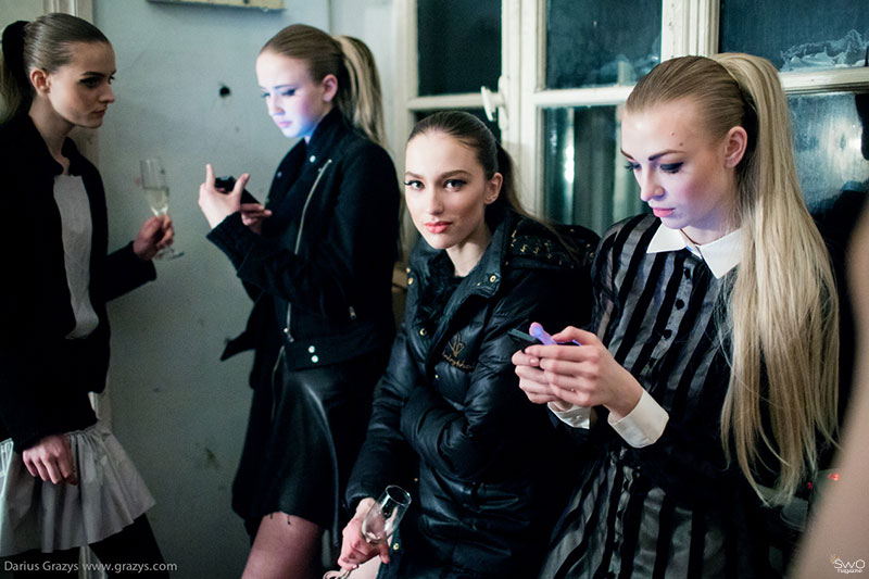 Agnė Kuzmickaitė FW 13/14. Backstage