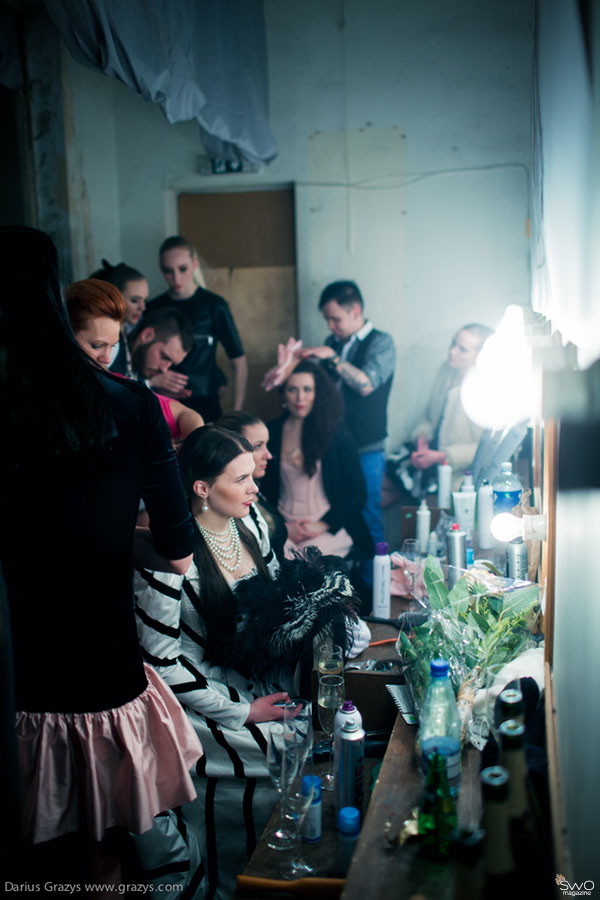 Agnė Kuzmickaitė FW 13/14. Backstage