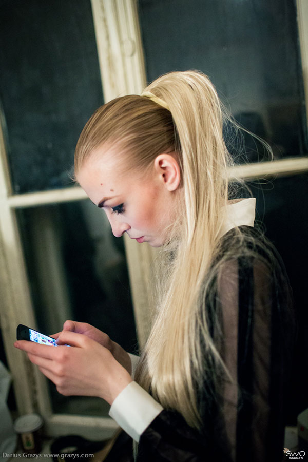 Agnė Kuzmickaitė FW 13/14. Backstage