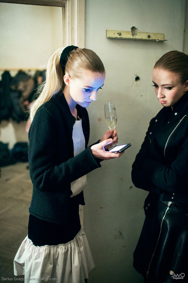 Agnė Kuzmickaitė FW 13/14. Backstage