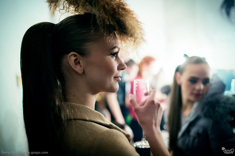 Agnė Kuzmickaitė FW 13/14. Backstage