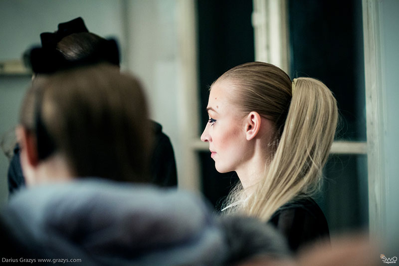 Agnė Kuzmickaitė FW 13/14. Backstage