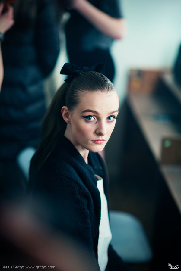 Agnė Kuzmickaitė FW 13/14. Backstage