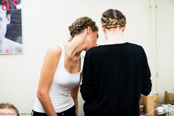 E.Rainys ir L.Larionova SS13. Backstage