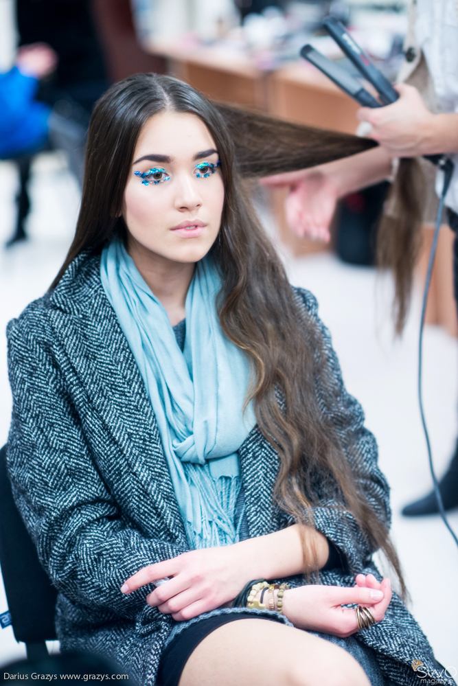 E.Rainys ir L.Larionova SS13. Backstage