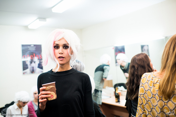 E.Rainys ir L.Larionova SS13. Backstage