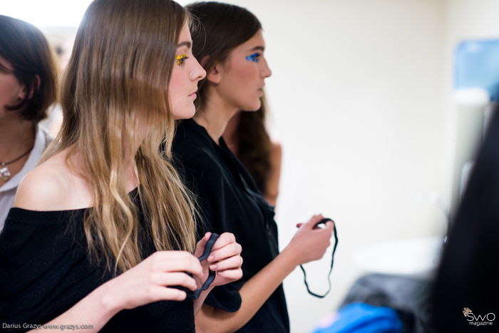 E.Rainys ir L.Larionova SS13. Backstage