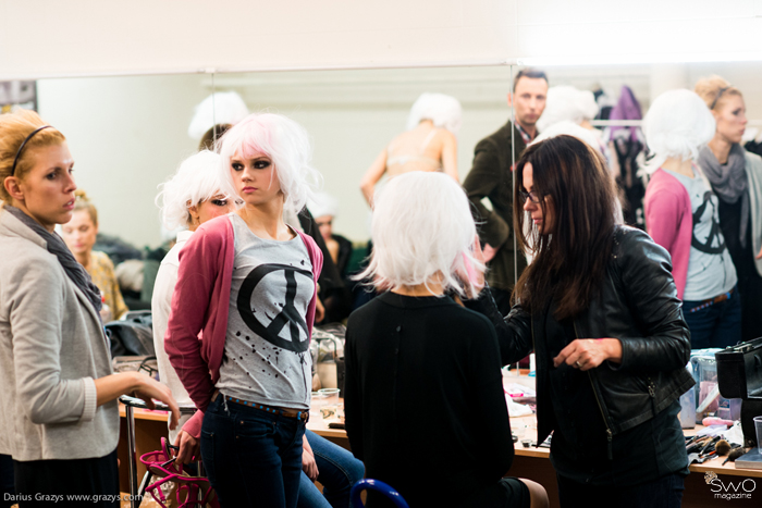 E.Rainys ir L.Larionova SS13. Backstage