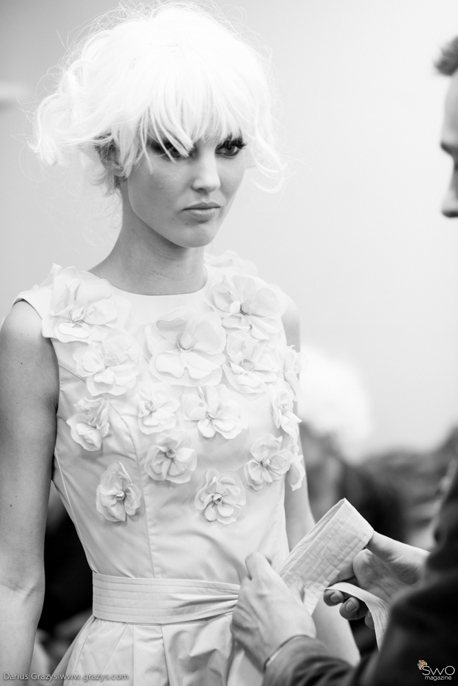 E.Rainys ir L.Larionova SS13. Backstage