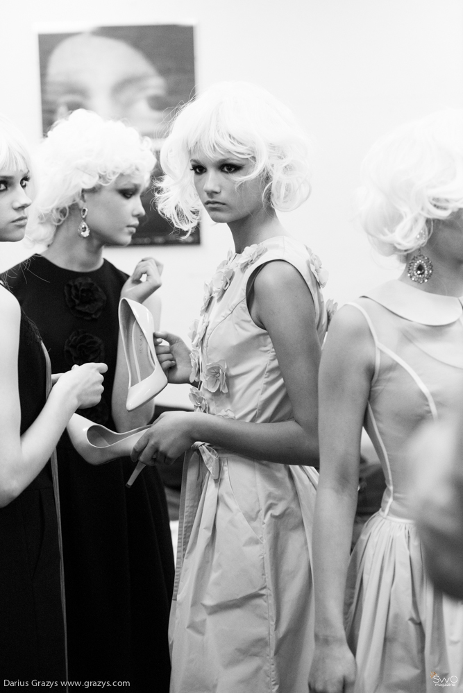 E.Rainys ir L.Larionova SS13. Backstage