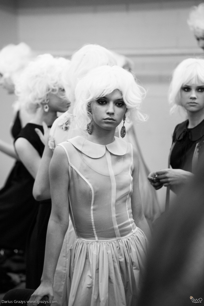 E.Rainys ir L.Larionova SS13. Backstage