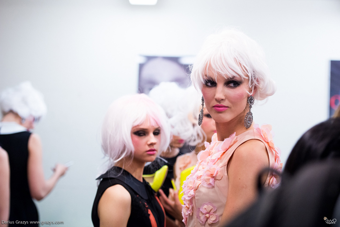 E.Rainys ir L.Larionova SS13. Backstage