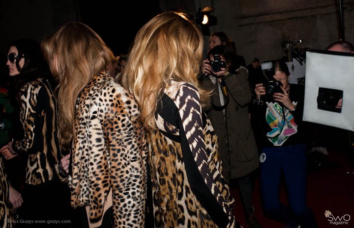 Roberto Cavalli f/w 2013- backstage