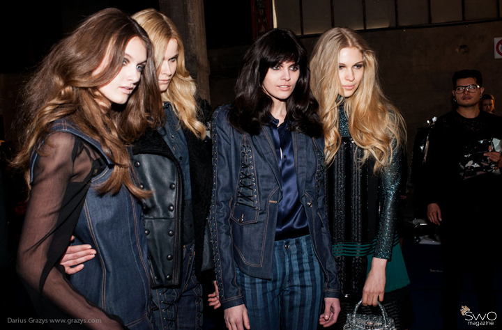 Roberto Cavalli f/w 2013- backstage