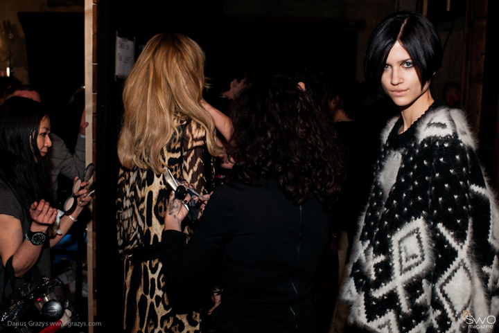 Roberto Cavalli f/w 2013- backstage