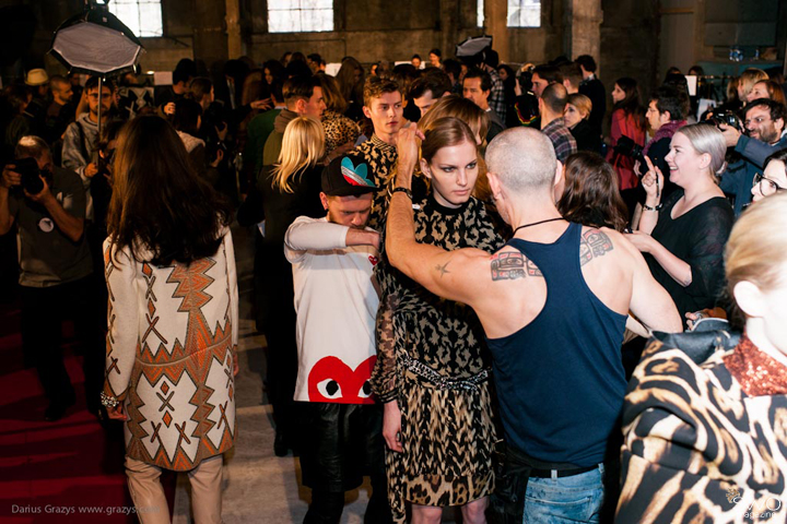 Roberto Cavalli f/w 2013- backstage