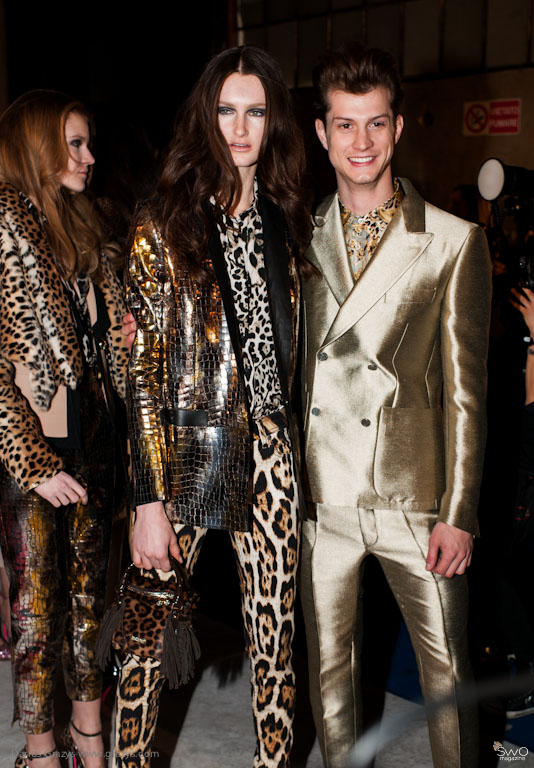 Roberto Cavalli f/w 2013- backstage