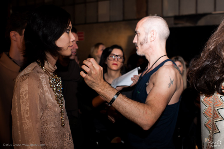 Roberto Cavalli f/w 2013- backstage