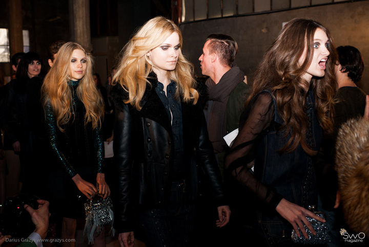 Roberto Cavalli f/w 2013- backstage