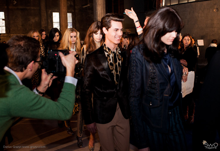 Roberto Cavalli f/w 2013- backstage