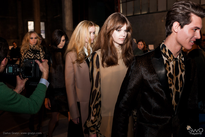 Roberto Cavalli f/w 2013- backstage