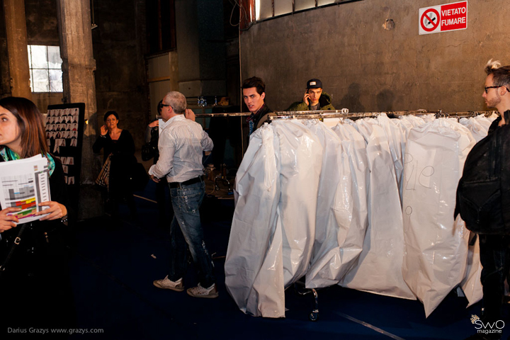 Roberto Cavalli f/w 2013- backstage