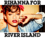 Rihanna kurs drabužius River Island tinklui