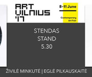Živilės Minkutės ir Eglės Pilkauskaitės kūriniai – ArtVilnius’17