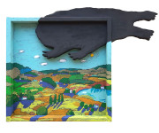 Mariaus Jonučio parodoje – žaislai ir karas