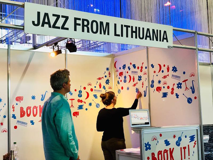 Lietuvos džiazo federacijos stendas