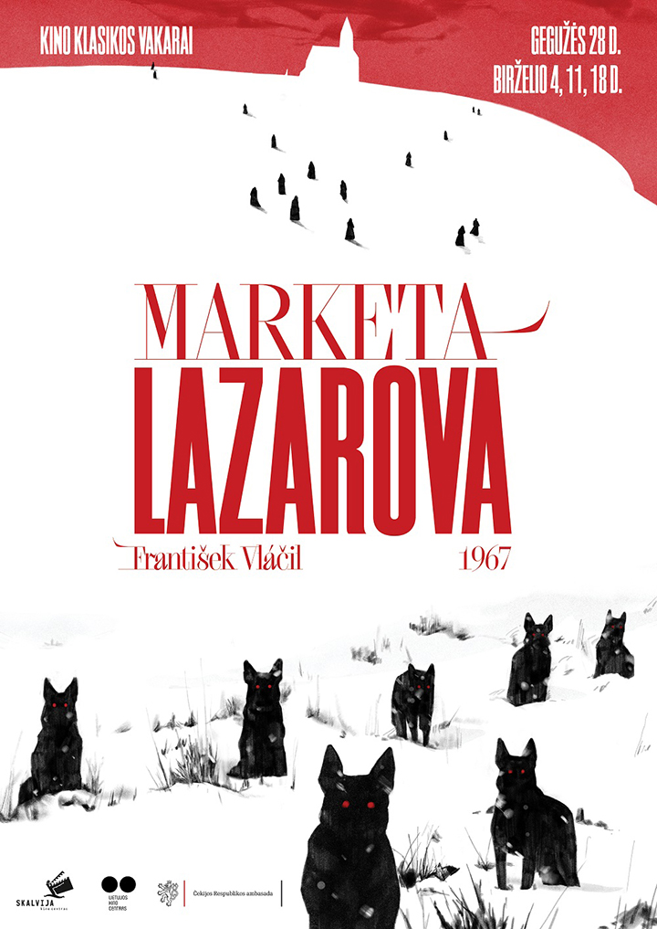 Prieš atostogas „Skalvija“ rodo geriausią čekų filmą „Marketa Lazarova“