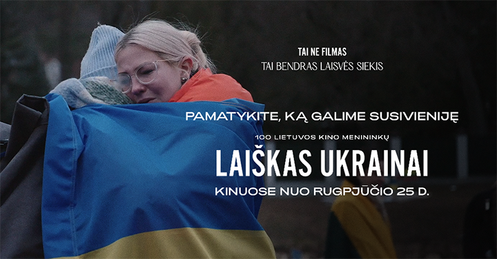 Išankstinė dokumentinio filmo „Laiškas Ukrainai“ premjera 